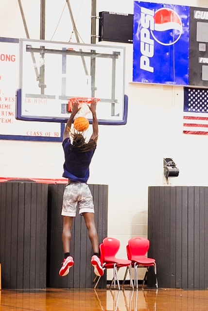 Finish at the rim — Westover gym